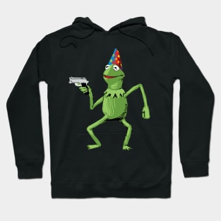 Kermit With Gun Limitied Edition Hoodie